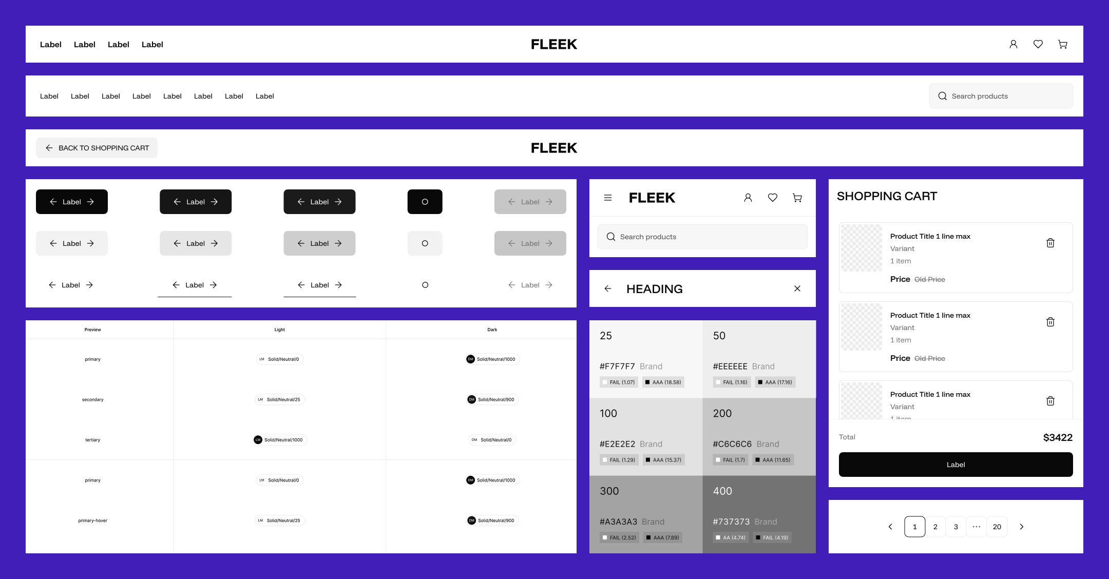 Figma Design System for B2C Marketplace