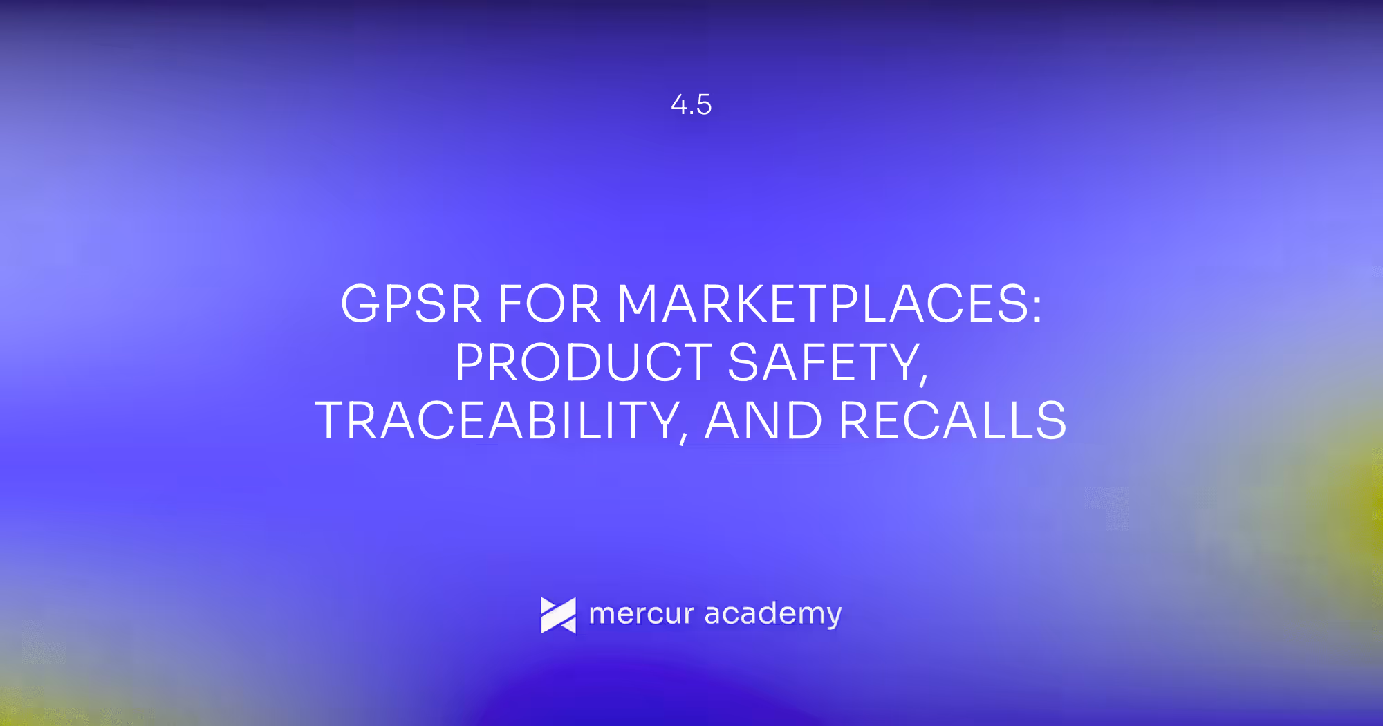 GPSR for Marketplaces: Product Safety, Traceability, and Recalls