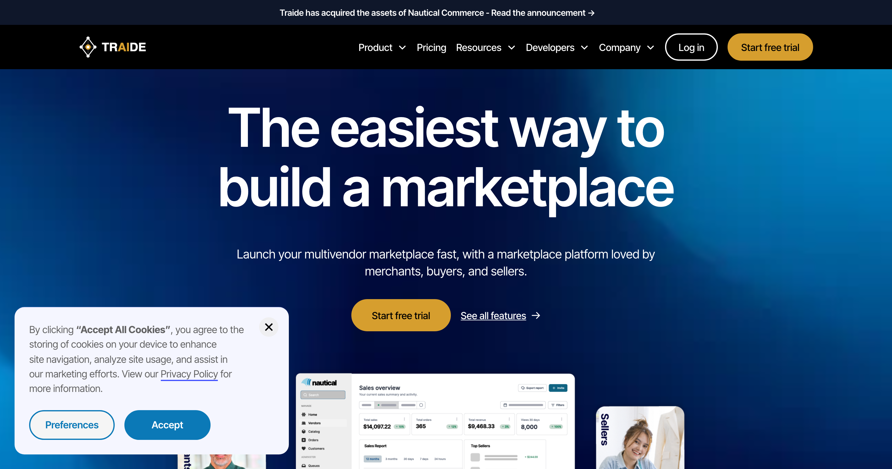 The Nautical Commerce homepage