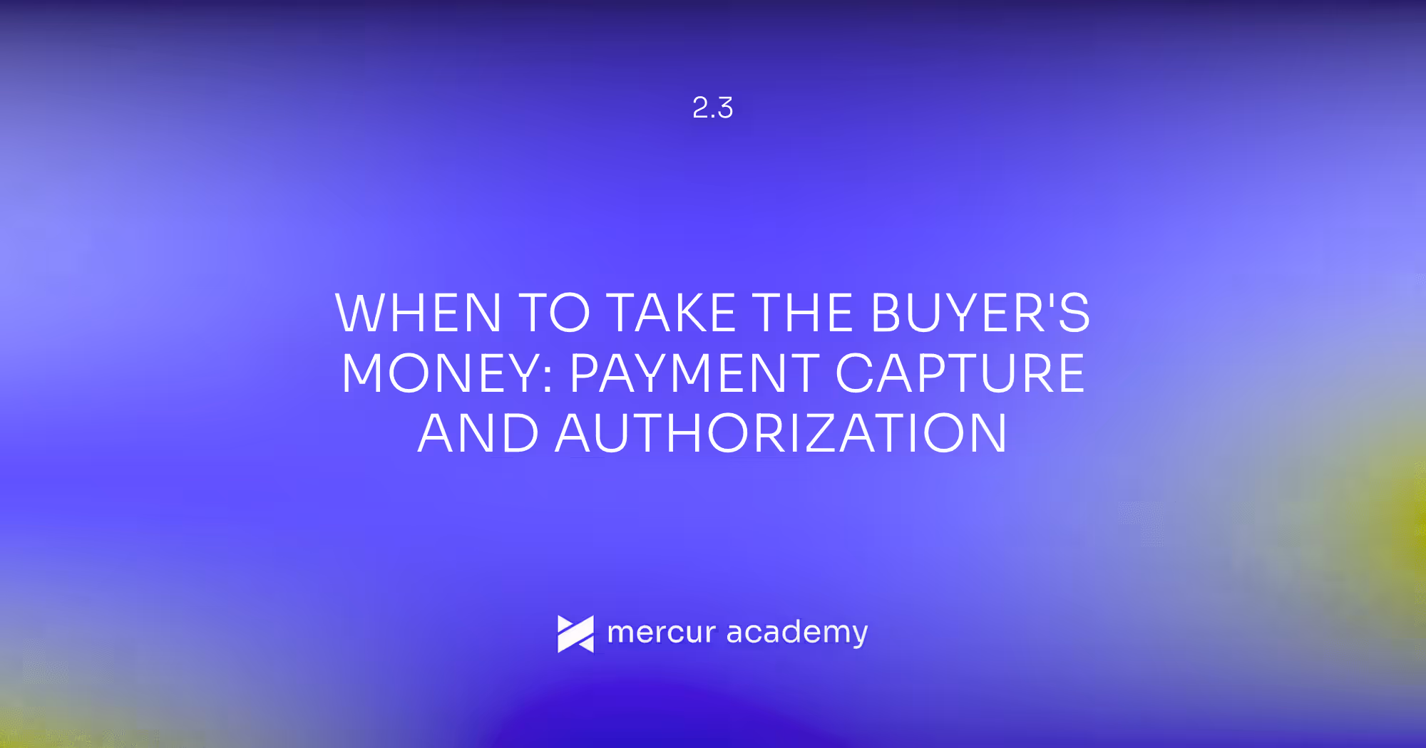 When to Take the Buyer's Money: Payment Capture and Authorization